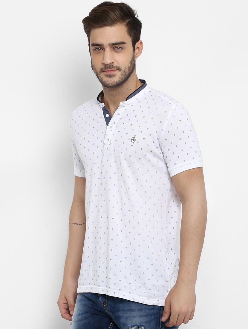 white printed t-shirt - 15968614 - Standard Image - 1