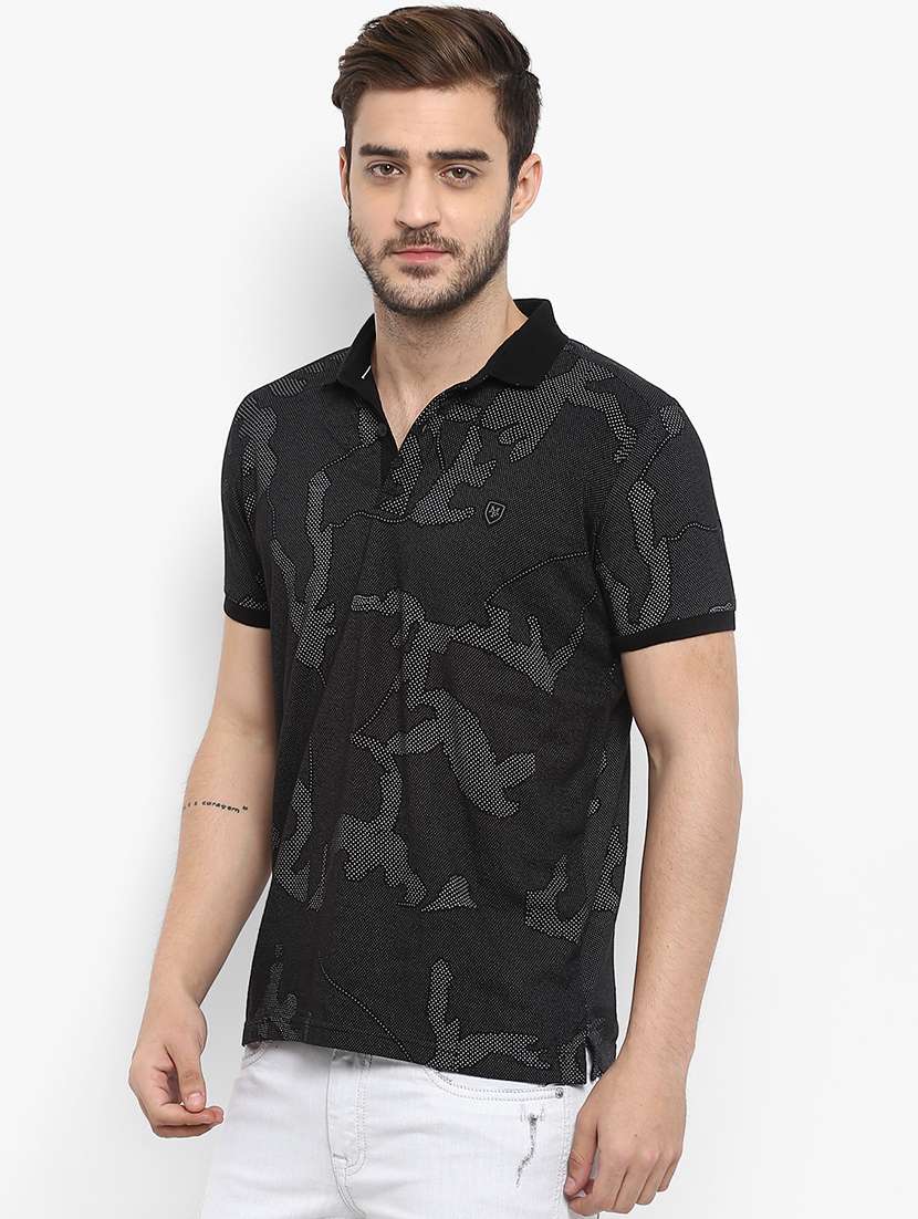 black printed tshirt - 15968617 - Standard Image - 1