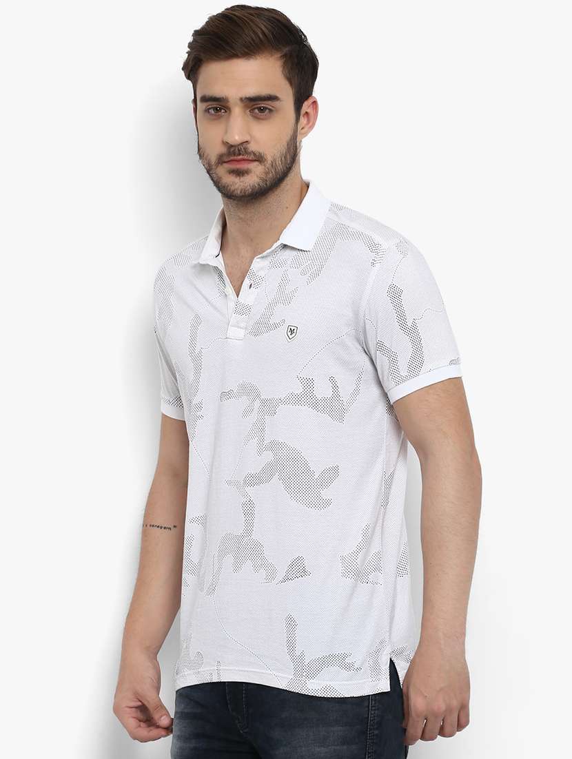 white printed t-shirt - 15968618 -  Standard Image - 1