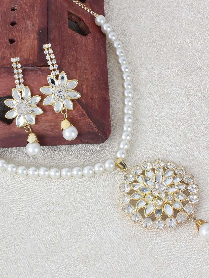 gold brass  necklace