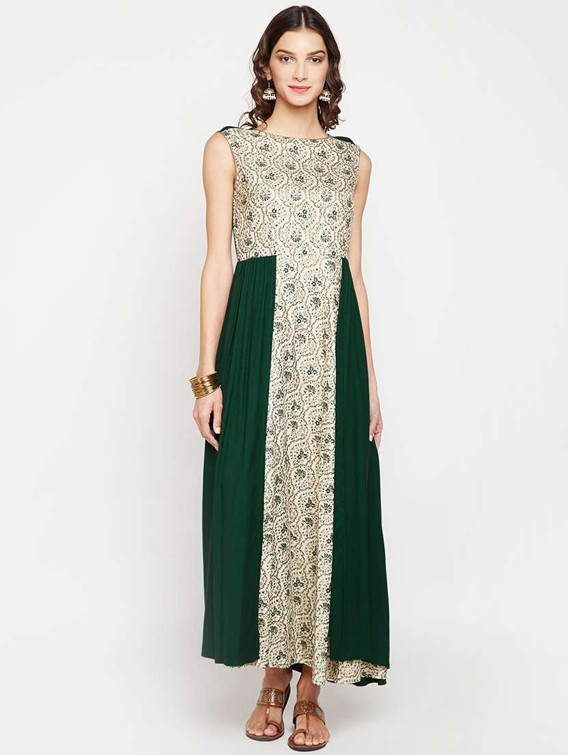 flared printed kurta