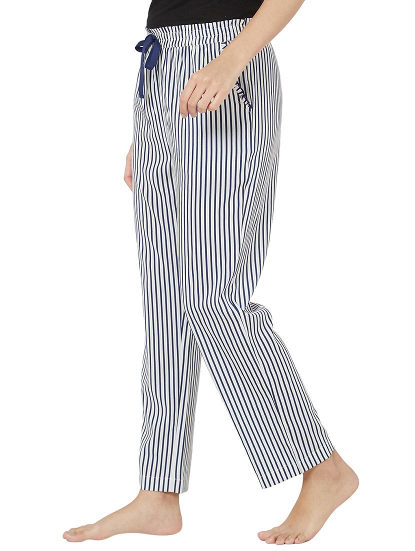 drawstring waist striped pajama - 15971656 - Standard Image - 1