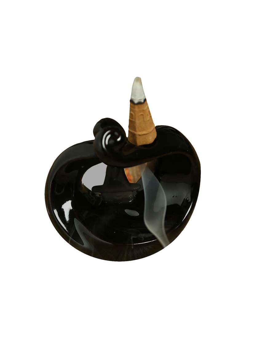 aapno rajasthan resin grey smoke fountain with 10pc backflow incense cone - 15978607 -  Standard Image - 1