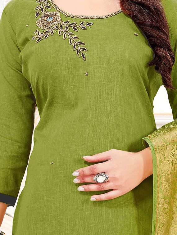 embellished unstitched suit - 15979477 -  Standard Image - 1