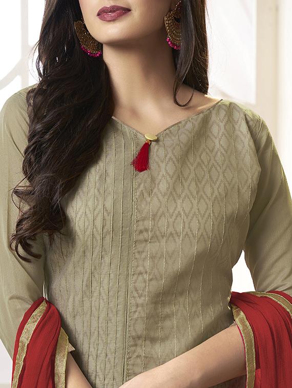 embroidered unstitched suit - 15979497 - Standard Image - 1