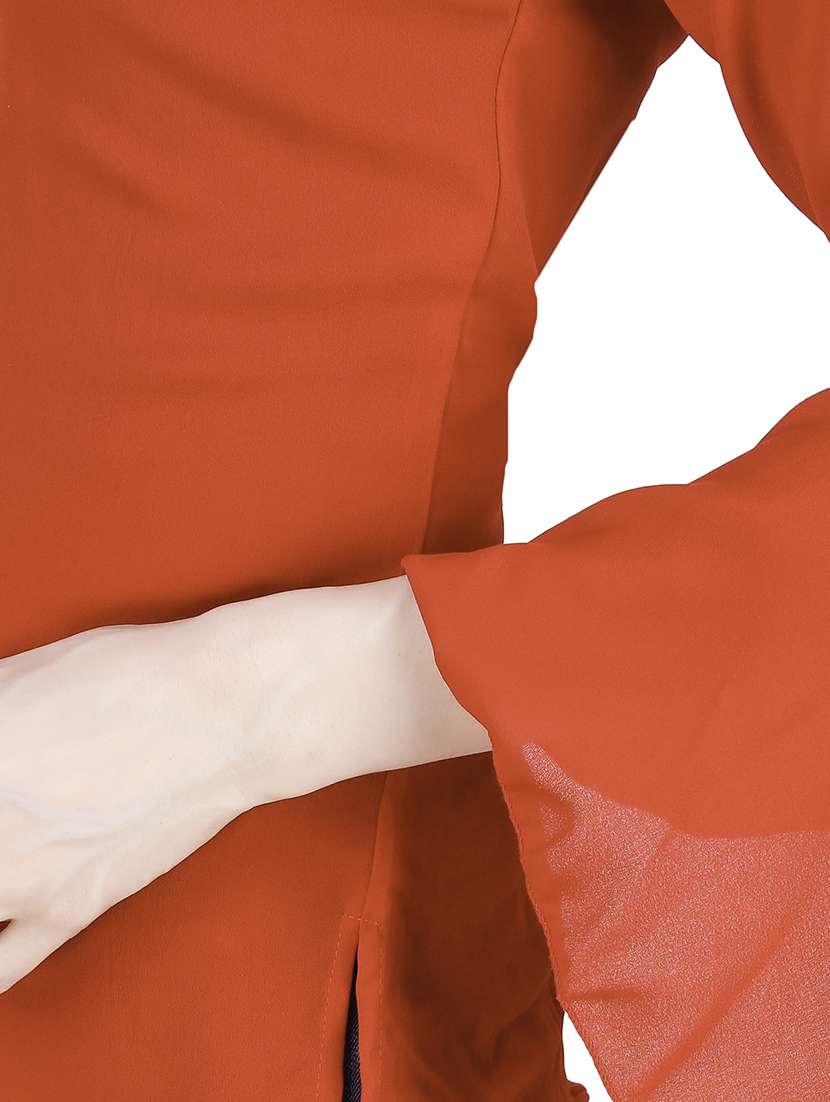 women's straight round neck top - 15984523 -  Standard Image - 4