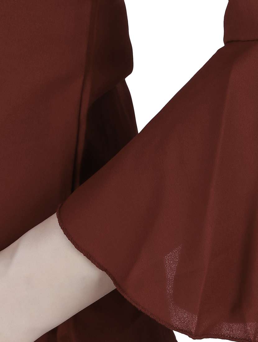 women's straight round neck top - 15984524 -  Standard Image - 4