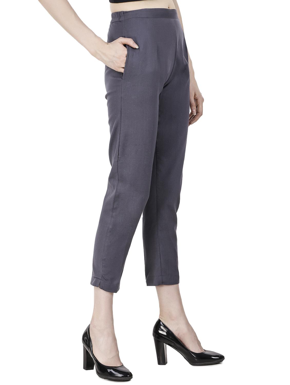 high rise pocket detail treggings - 15987655 -  Standard Image - 1