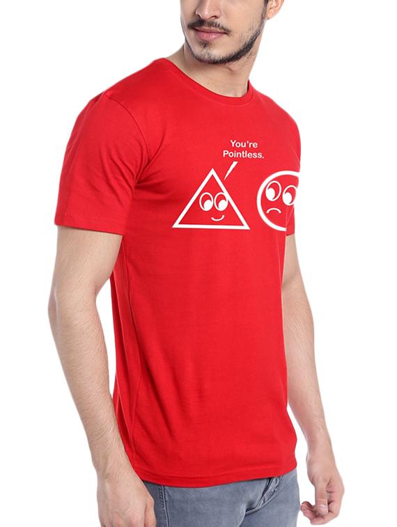 red printed tshirt - 15990030 - Standard Image - 1