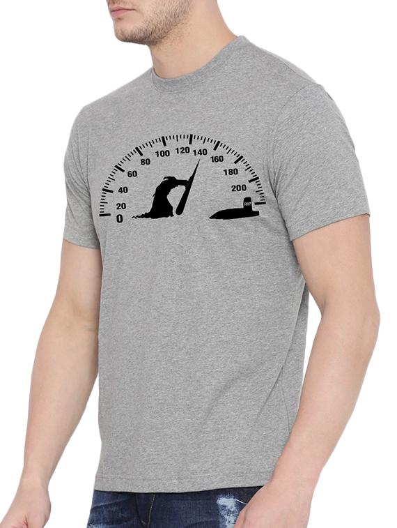 grey printed t-shirt - 15990042 - Standard Image - 1
