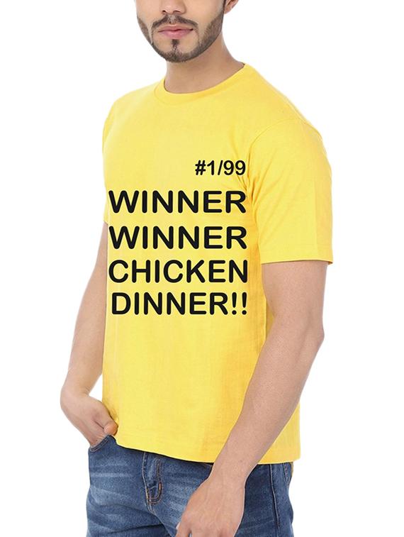 yellow typographic t-shirt - 15990064 - Standard Image - 1
