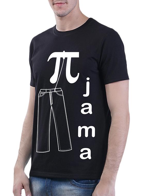 black typographic t-shirt - 15990065 - Standard Image - 1