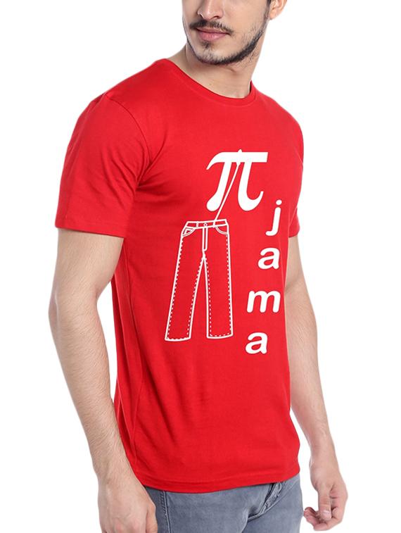 red typographic -shirt - 15990069 -  Standard Image - 1