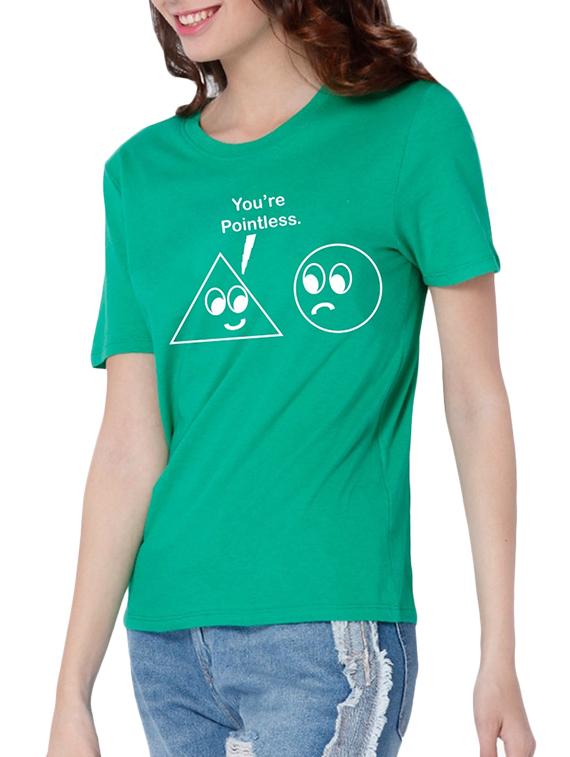 graphic print short sleeved tee - 15990089 -  Standard Image - 1