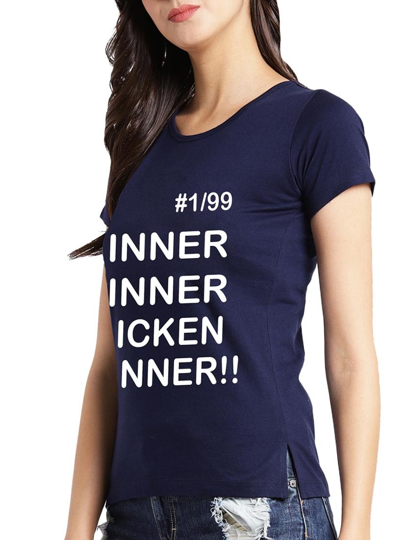 letter print short sleeved tee - 15990094 - Standard Image - 1