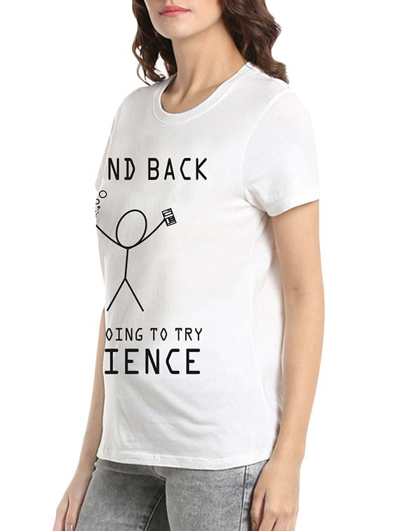 quirky print short sleeved tee - 15990108 - Standard Image - 1