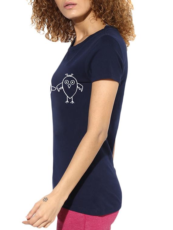 round neck graphic print tee - 15990121 -  Standard Image - 1