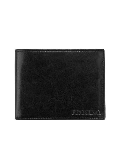 black leatherette wallet - 15999403 - Standard Image - 0