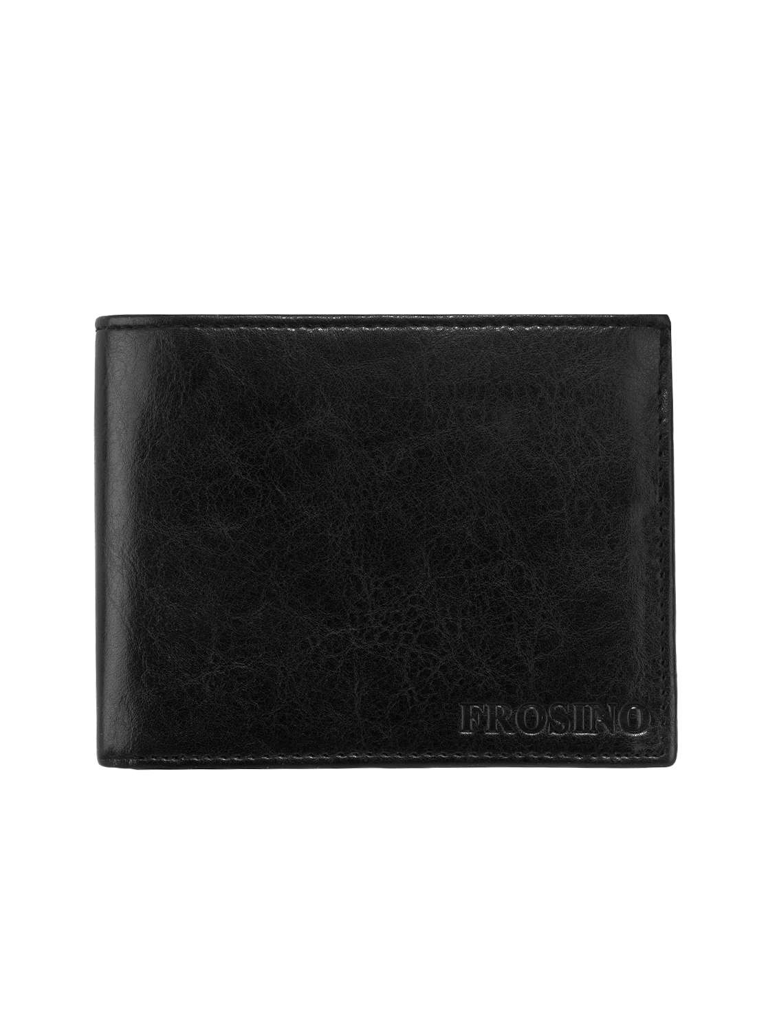 black leatherette wallet - 15999403 - Zoom Image - 0