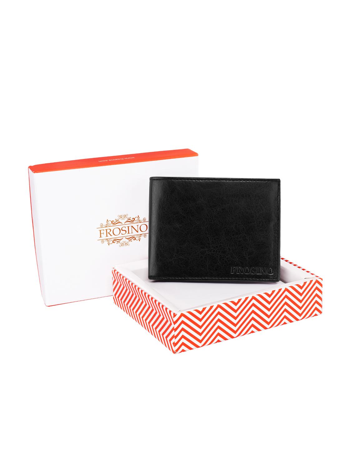 black leatherette wallet - 15999403 - Standard Image - 4