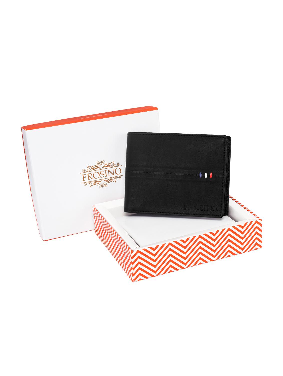black leatherette wallet - 15999404 - Standard Image - 4