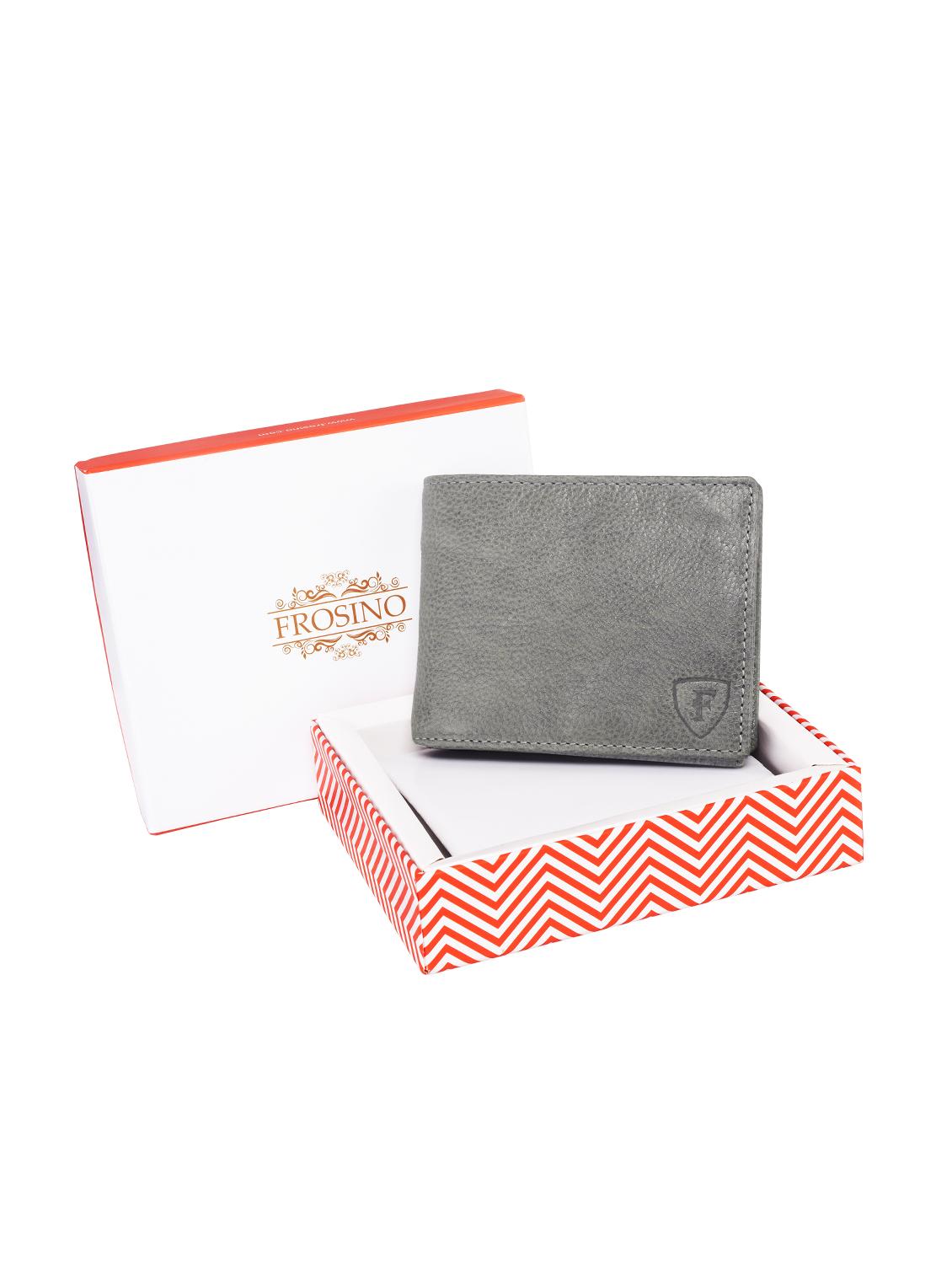 grey leather wallet - 15999408 - Standard Image - 4