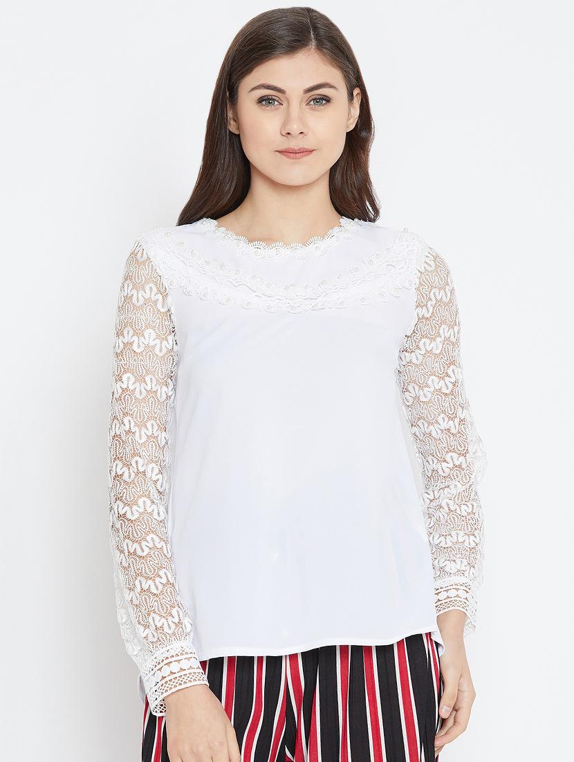 women's straight round neck top - 16001324 - Zoom Image - 0