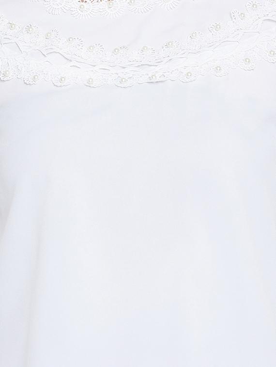 women's straight round neck top - 16001324 - Standard Image - 4