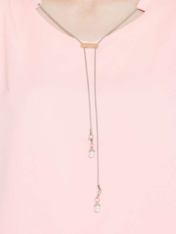 women's layered v neck top - 16001331 -  Standard Image - 4