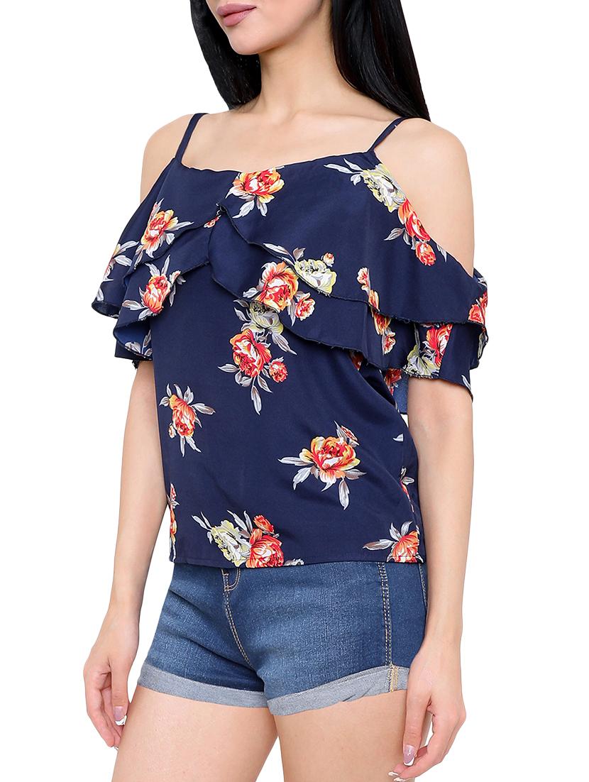 women's layered shoulder strap top - 16003115 -  Standard Image - 1