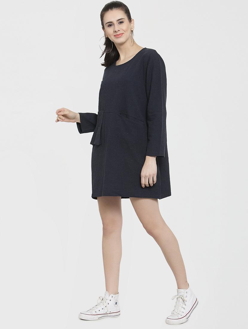 pocket detail a-line dress - 16006175 -  Standard Image - 1