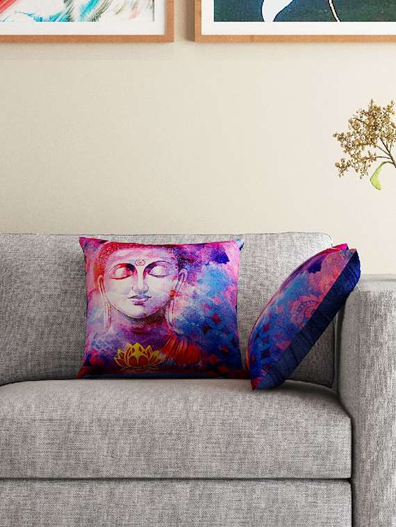 set of 2 16" x 16" square cushion covers