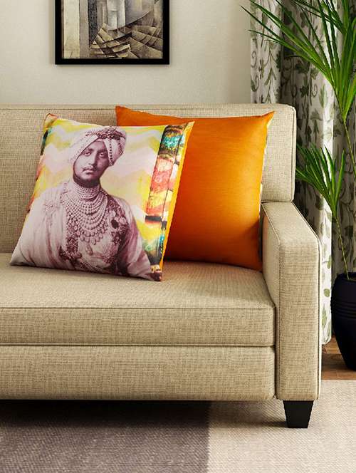 set of 2 16" x 16" square cushion covers - 16007255 -  Standard Image - 0