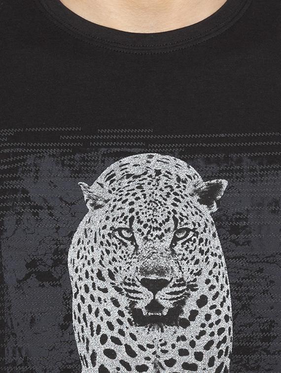 black printed tshirt - 16008088 - Standard Image - 4
