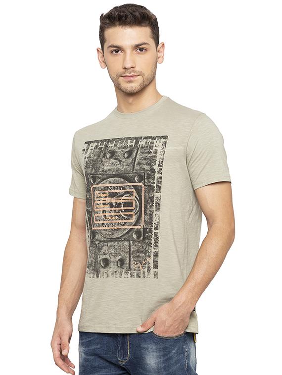 grey printed tshirt - 16008112 -  Standard Image - 1
