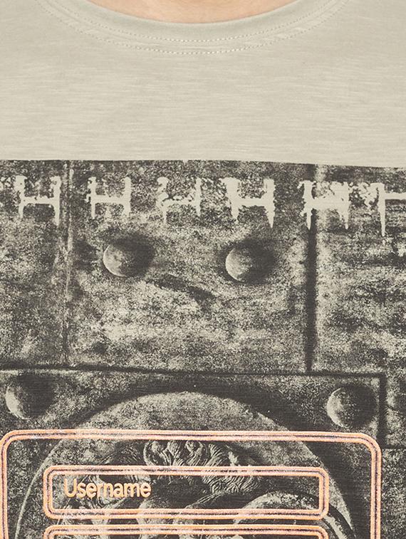 grey printed tshirt - 16008112 - Standard Image - 4