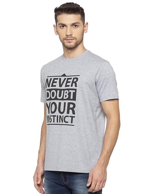 grey typographic tshirt - 16008115 - Standard Image - 1