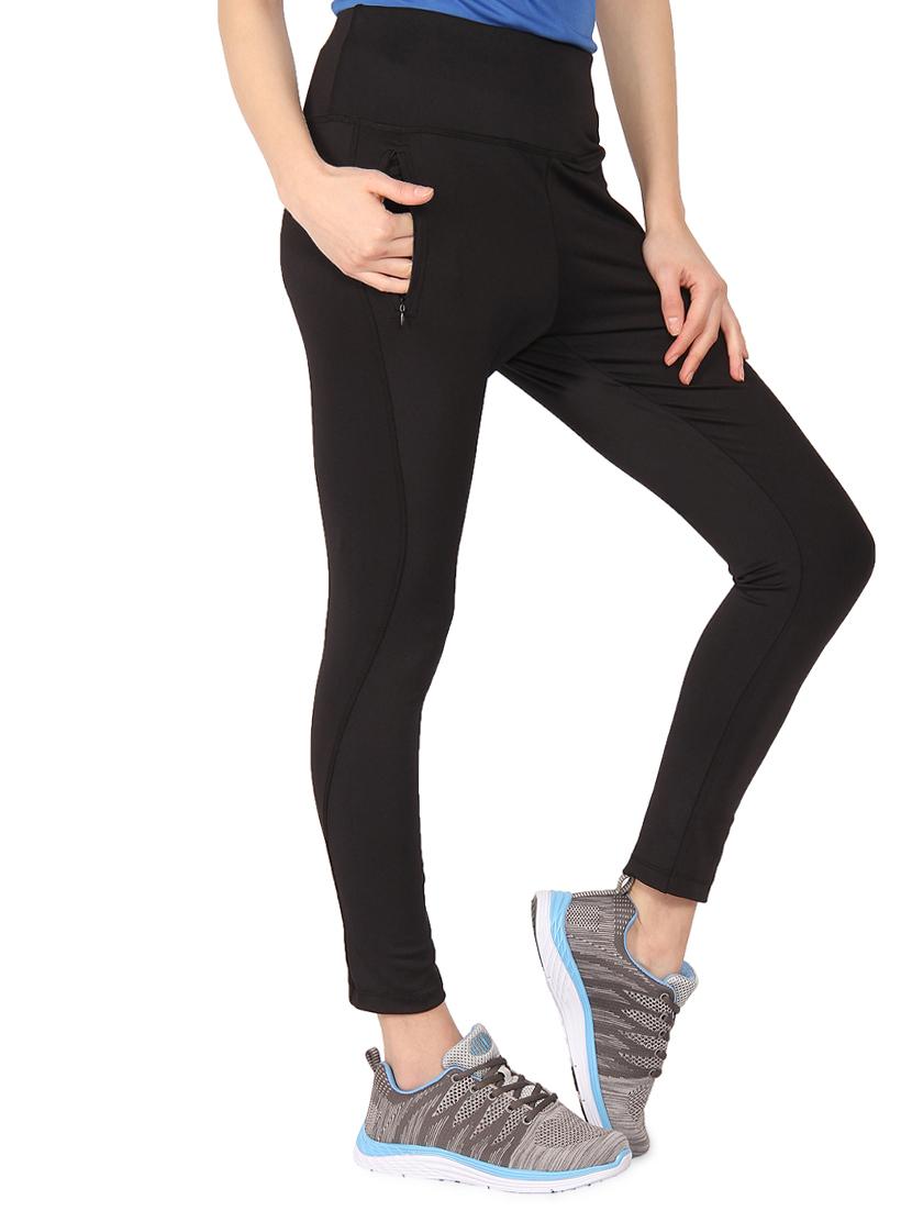 zipper detail high rise legging - 16008467 -  Standard Image - 1