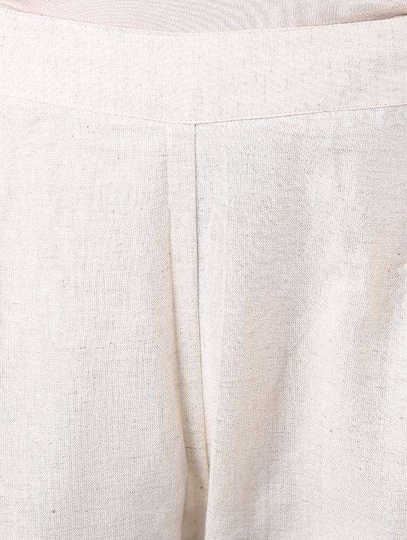 women solid cigarette trouser - 16009128 -  Standard Image - 1