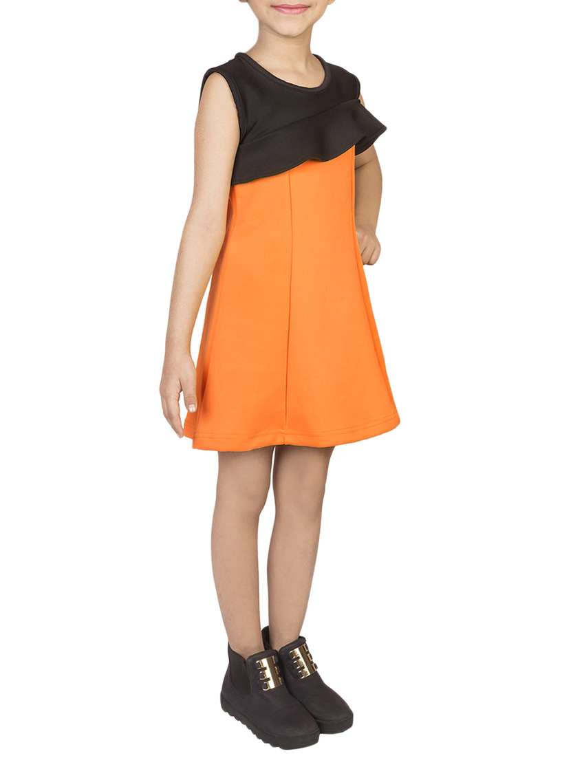 yellow cotton frock - 16010786 - Standard Image - 1
