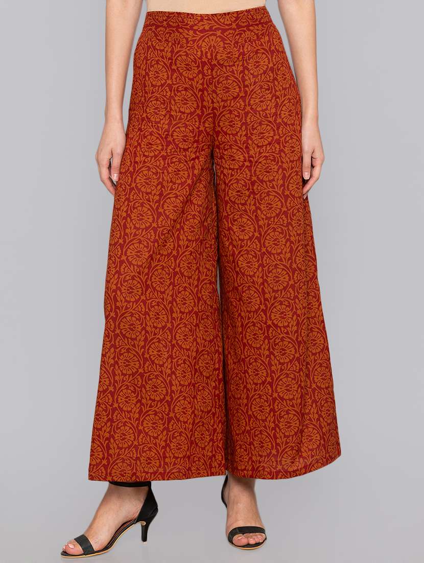 high rise flared palazzo