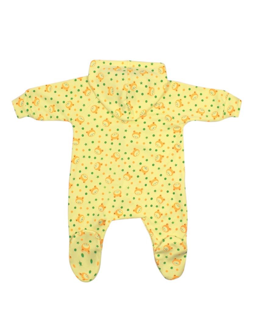 yellow cotton romper - 16013986 - Standard Image - 1