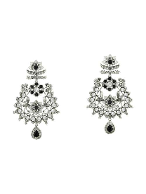 silver metal drop earring - 16016840 -  Standard Image - 0
