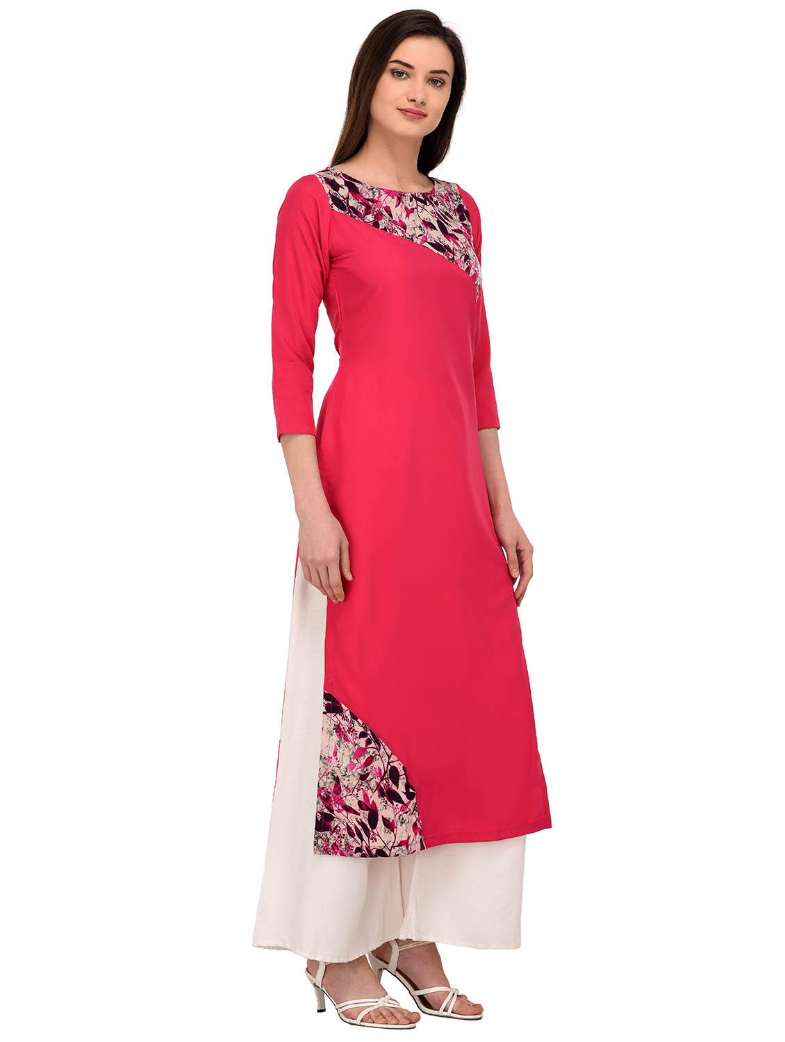 straight printed kurta - 16016878 - Standard Image - 1