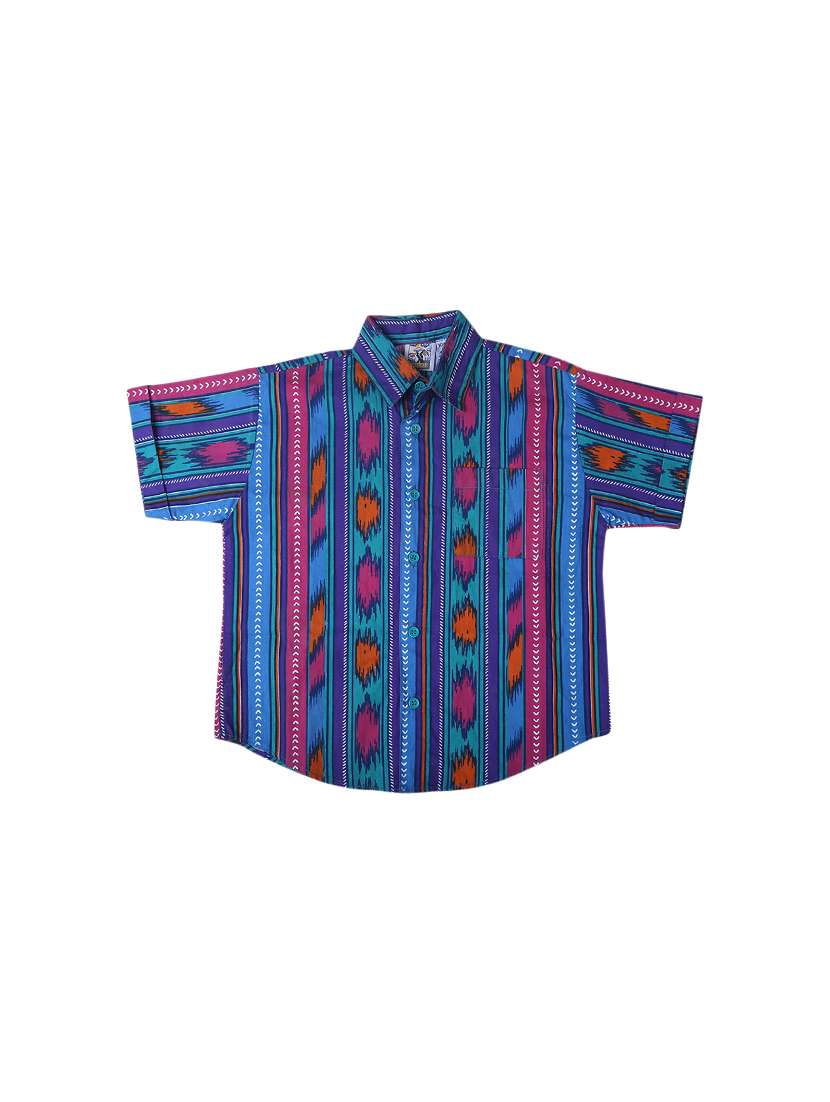 blue cotton shirt