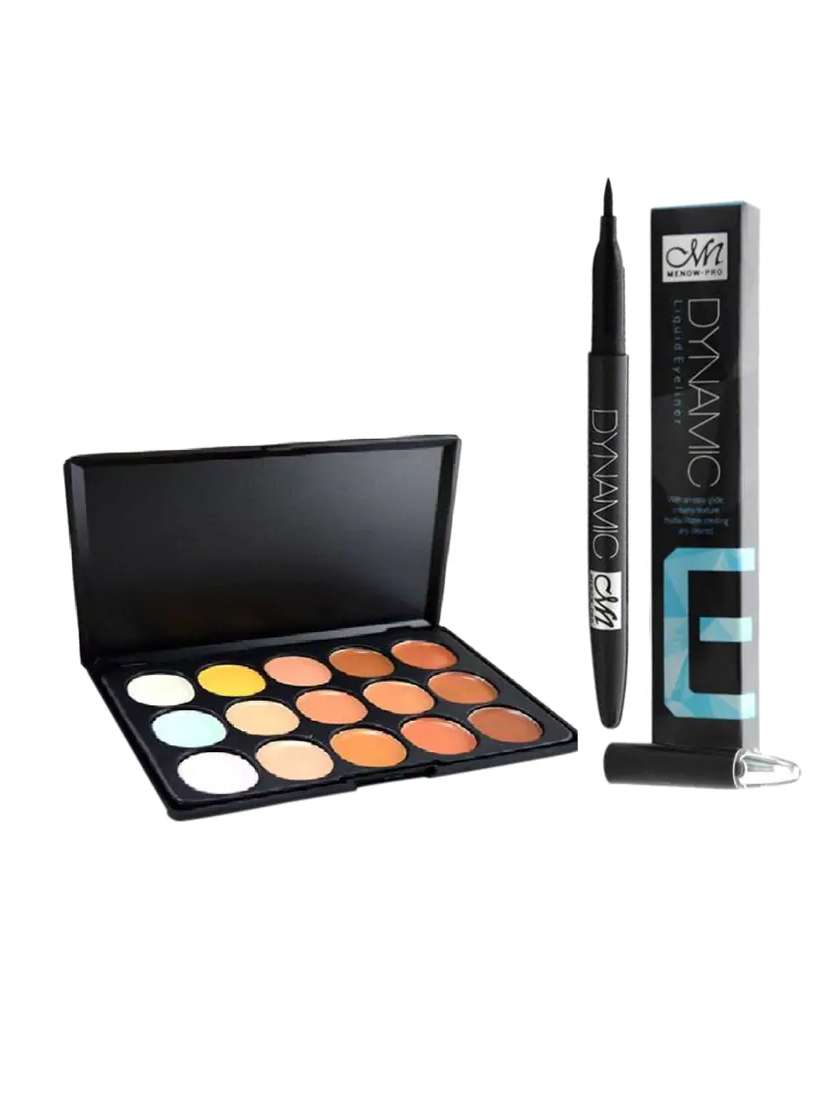 liquid eyeliner pen & concealer palette