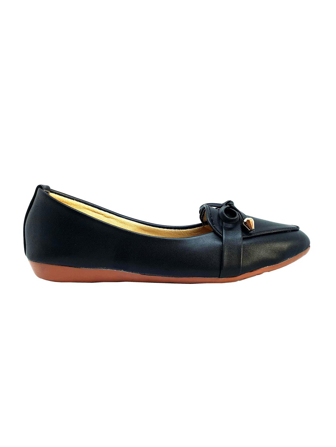 black slip on ballerinas - 16022874 - Standard Image - 1