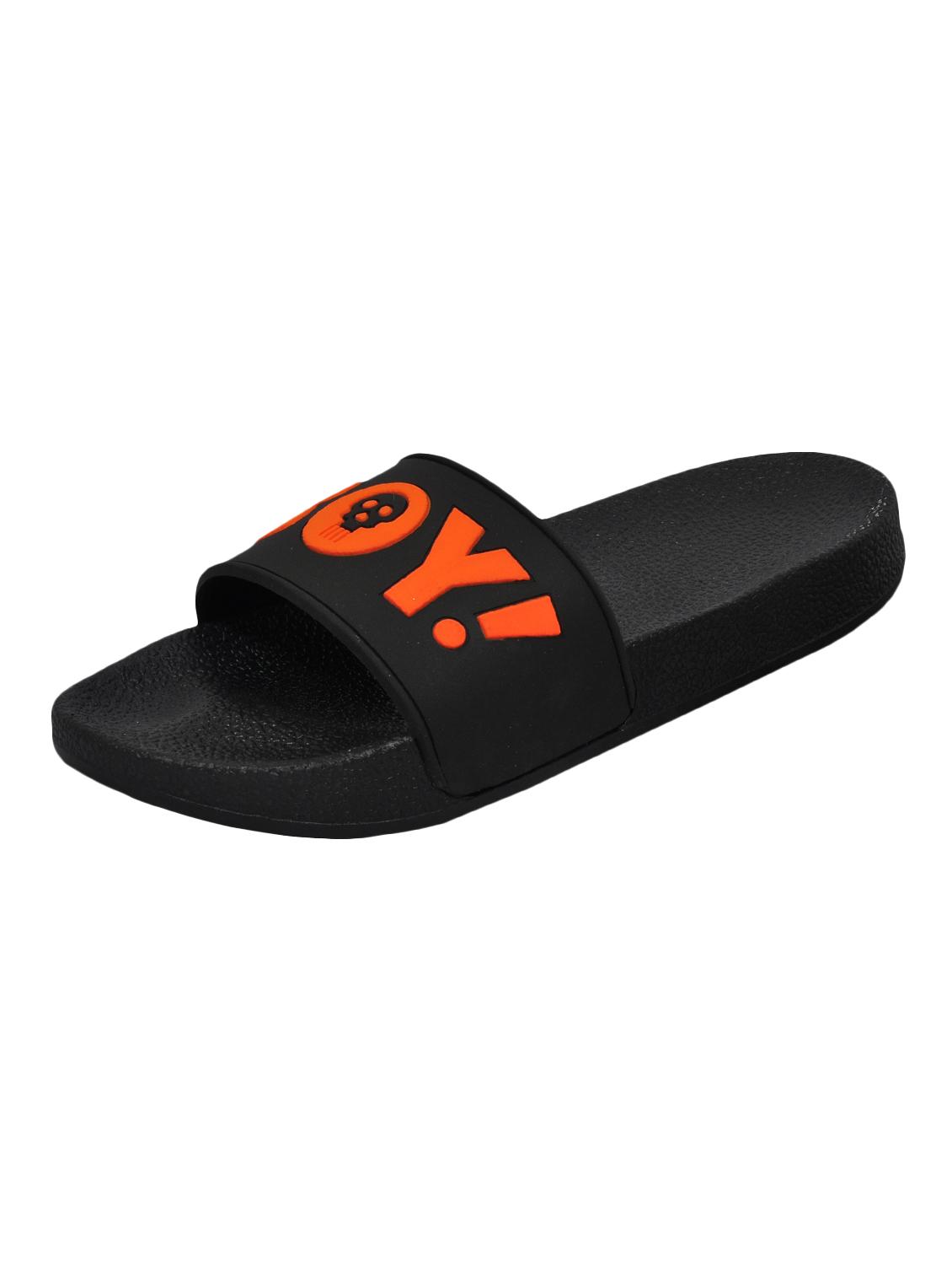 orange rubber slip on flip flops - 16023045 -  Standard Image - 1
