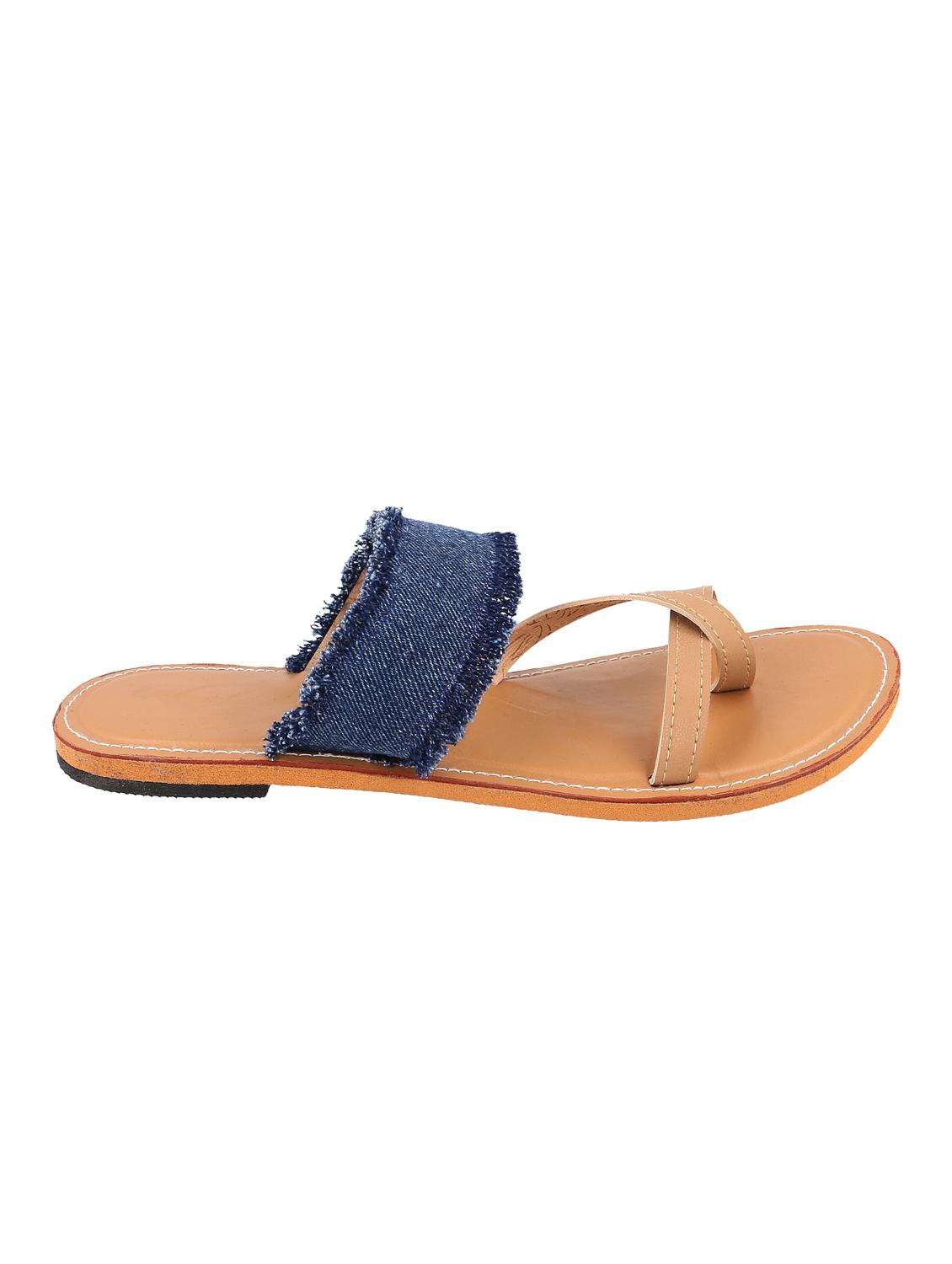 beige one toe sandals - 16023144 - Standard Image - 1