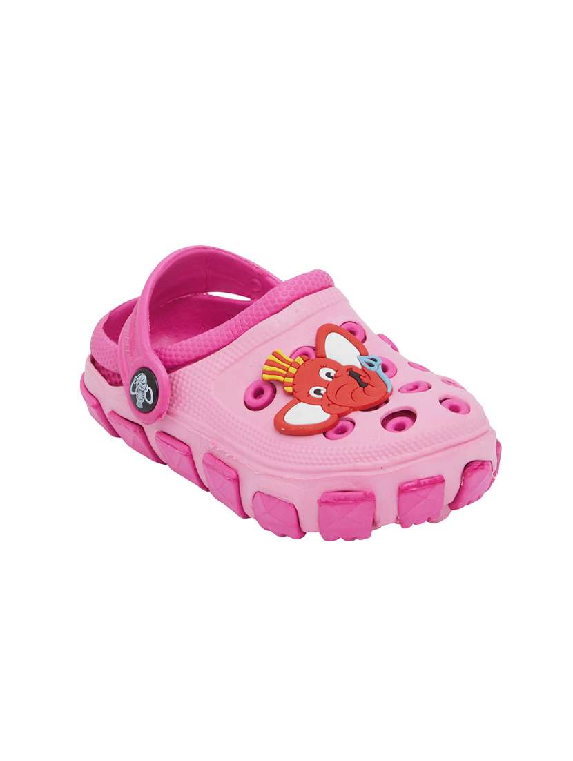 pink pvc clogs